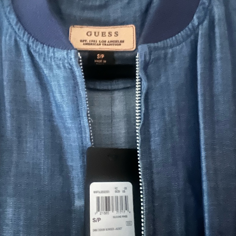 Guess Dani denim bomber jacket